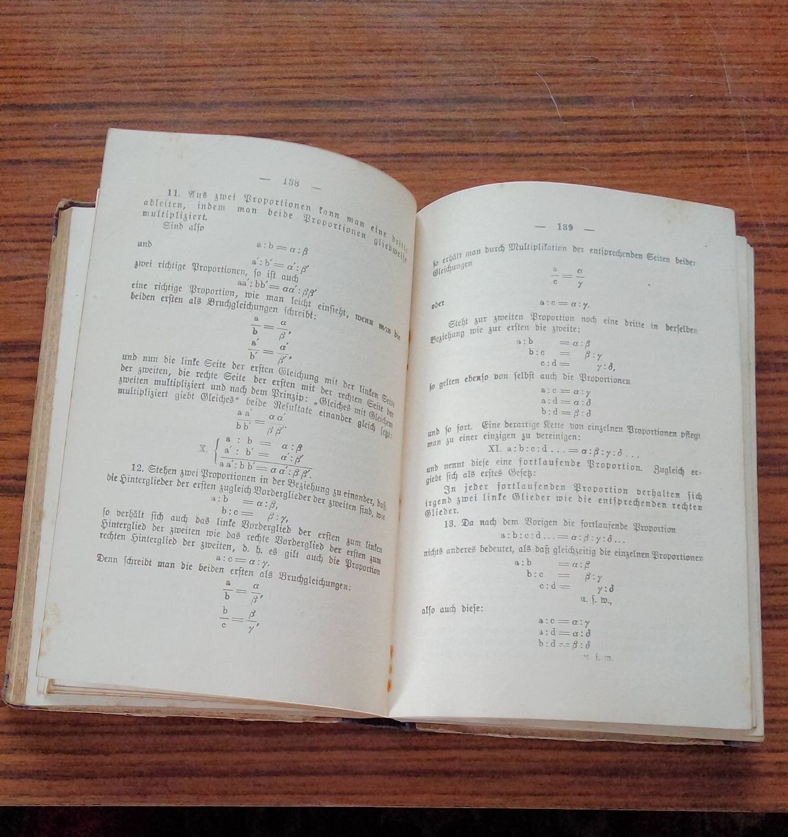 Podręcznik niemiecki 1924r. do matematyki i algebry
