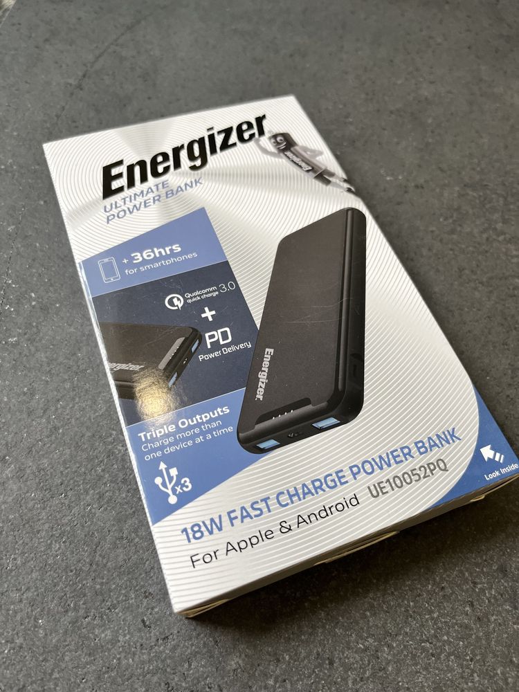 Powerbank Батарея мобильная Павербанк  Energizer 10000 mAh