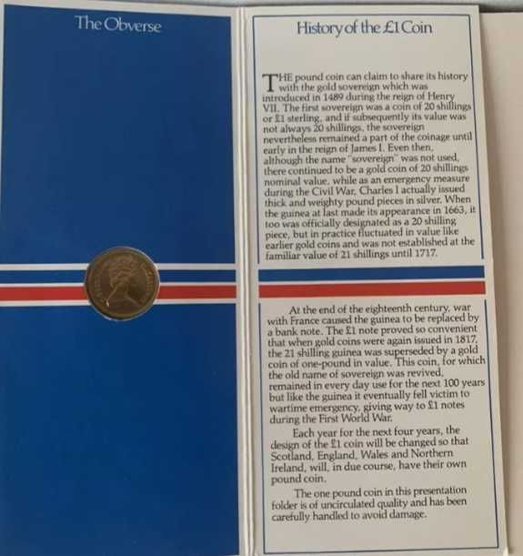 1 libra 1983, não  circulada.