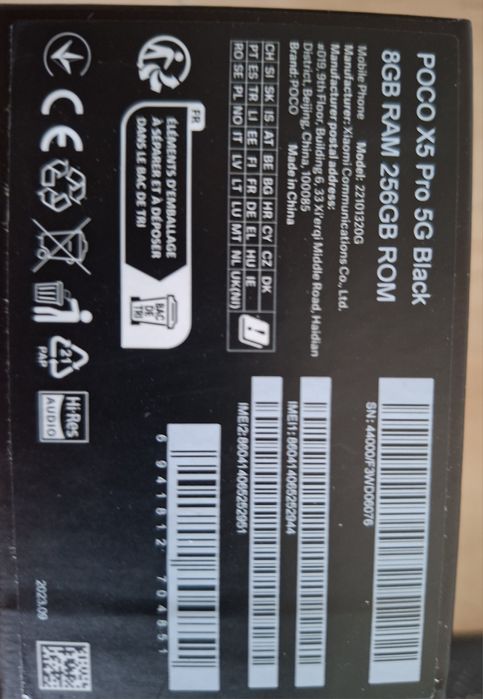 POCO X5 Pro 5G 8/256