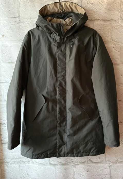 Zielona kurtka męska z kapturem jesienna zimowa Pako Lorente 50