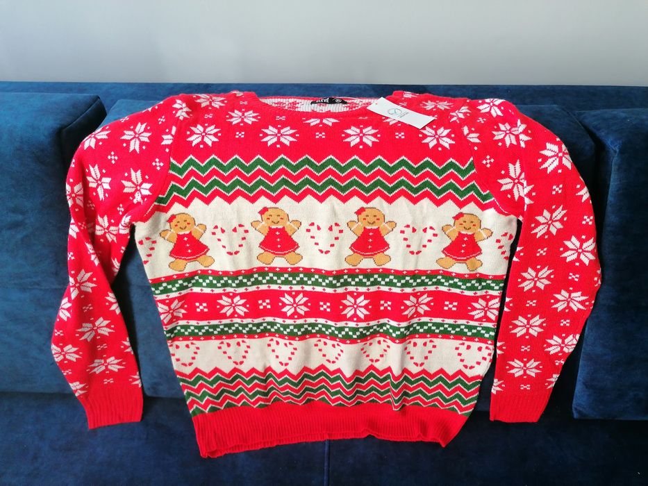 Nowy sweter męski xl świąteczny