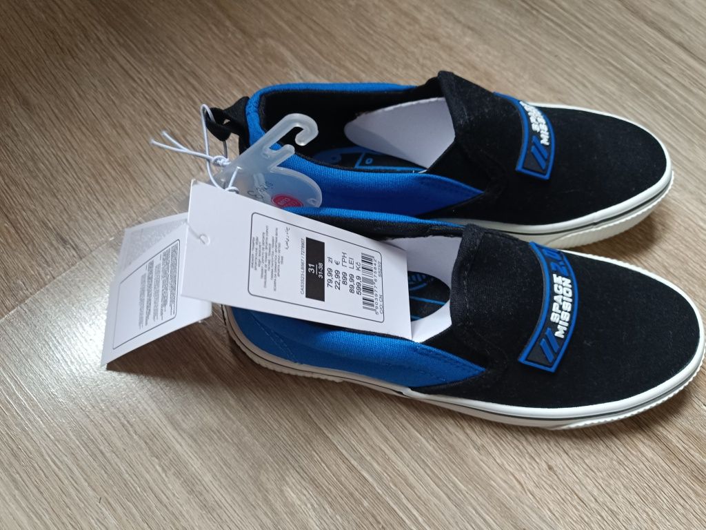 Trampki Slip on Cool club chłopięce r 31 Nasa