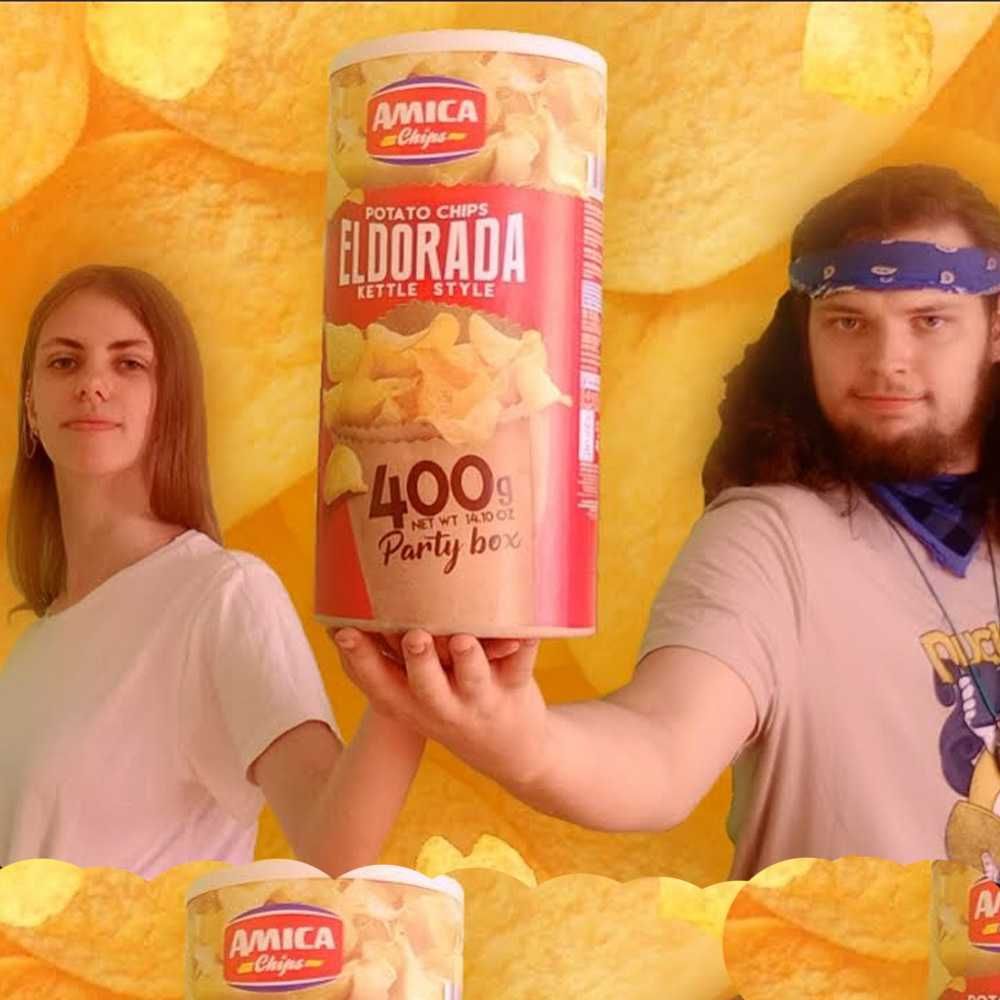 Чіпси Картопляні  Супер Велика Упаковка Eldorada Amica Chips, 400 г