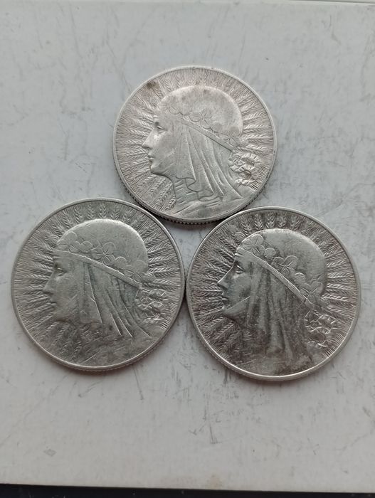 Moneta--5zł Babka--1932-34-srebro