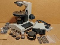 Polaryzacyjny Mikroskop AmScope PZ200B polaryzacja pzo biolar lambda