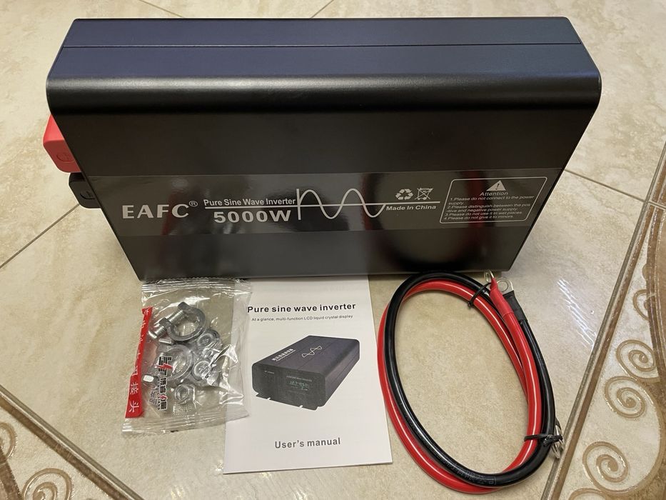 Інвертор з чистою синусоїдою 5000W Power DC 12V To AC 220V