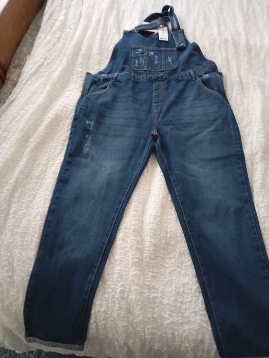 Джинсовый комбинезон женский