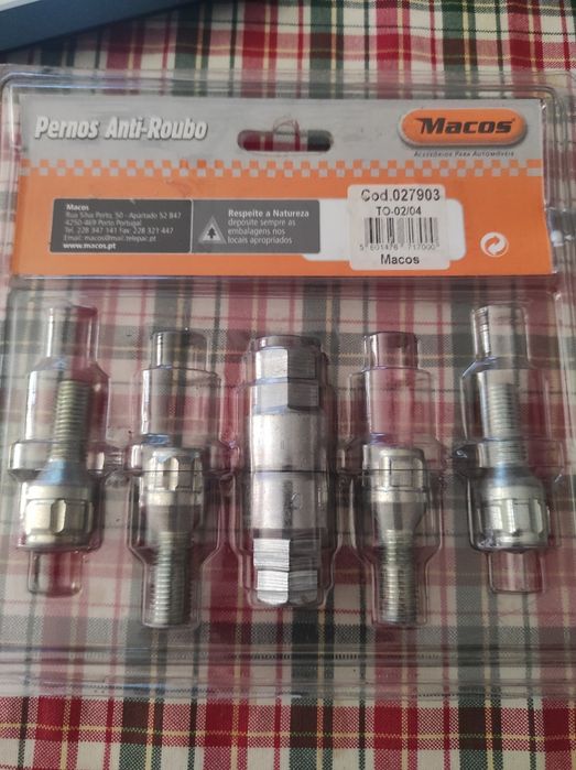 Parafusos Anti roubo para jantes/pneus