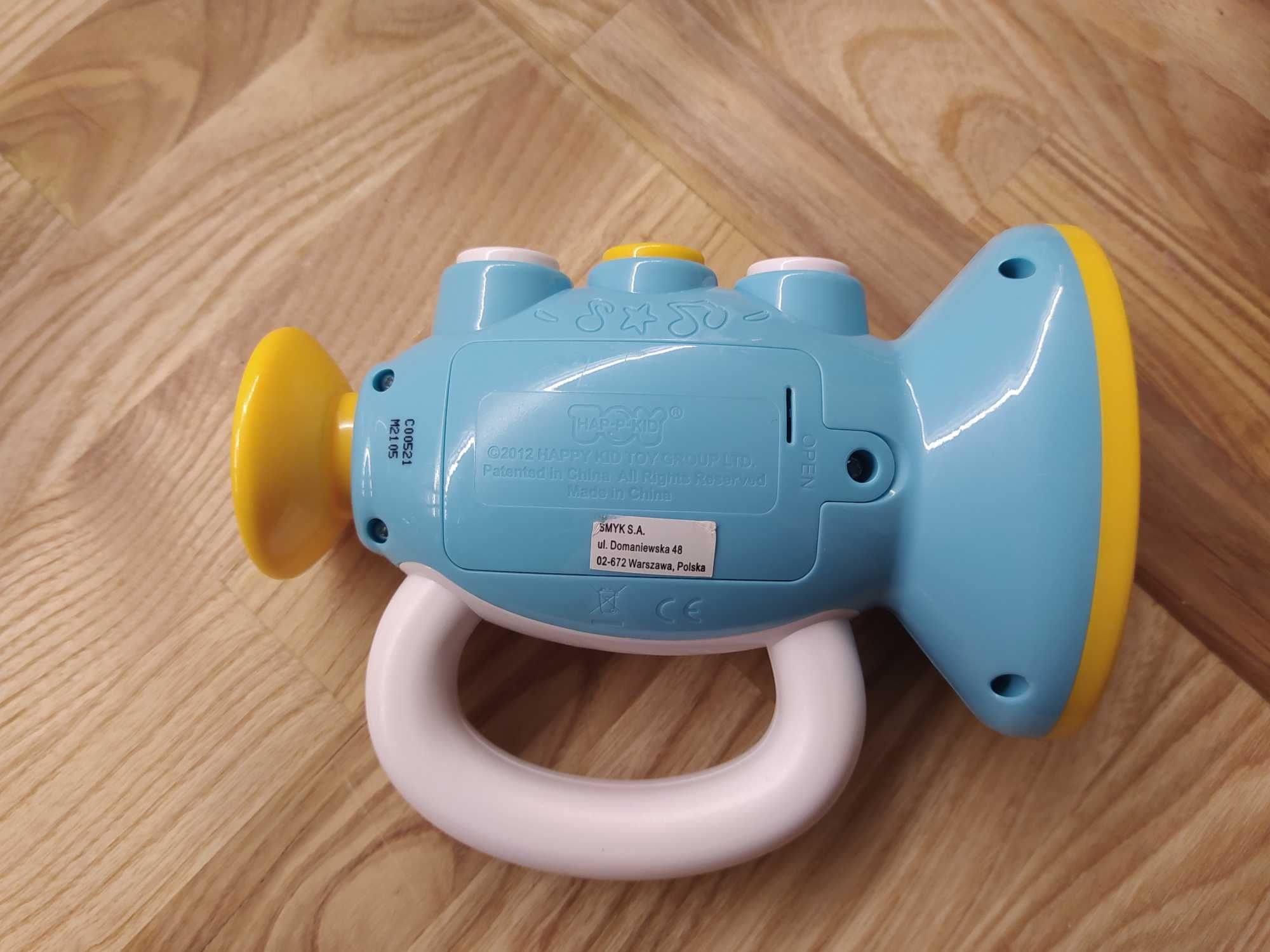 Zabawka interaktywna dźwiękowa niemowlaka Moja pierwsza trąbka