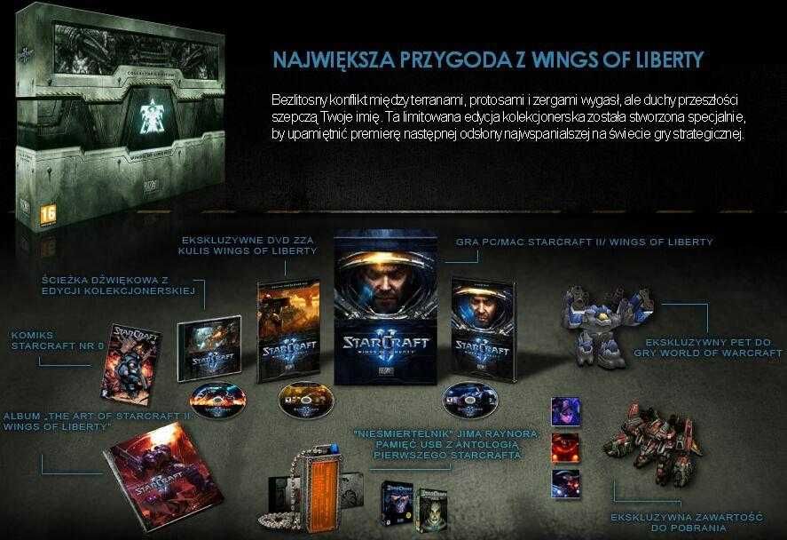 Starcraft II: Wings of Liberty - Edycja Kolekcjonerska (PC)