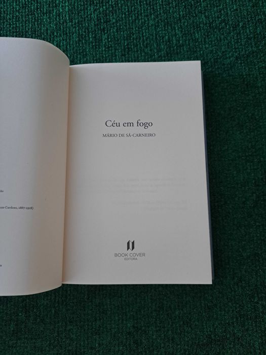 Céu em fogo - Mário de Sá-Carneiro