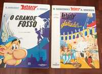 Livros Astérix número 4 e 25