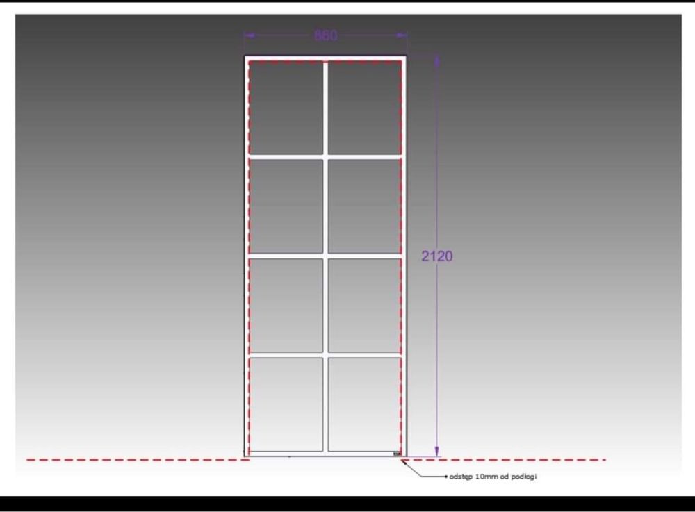 Drzwi przesuwne LOFT NOWE