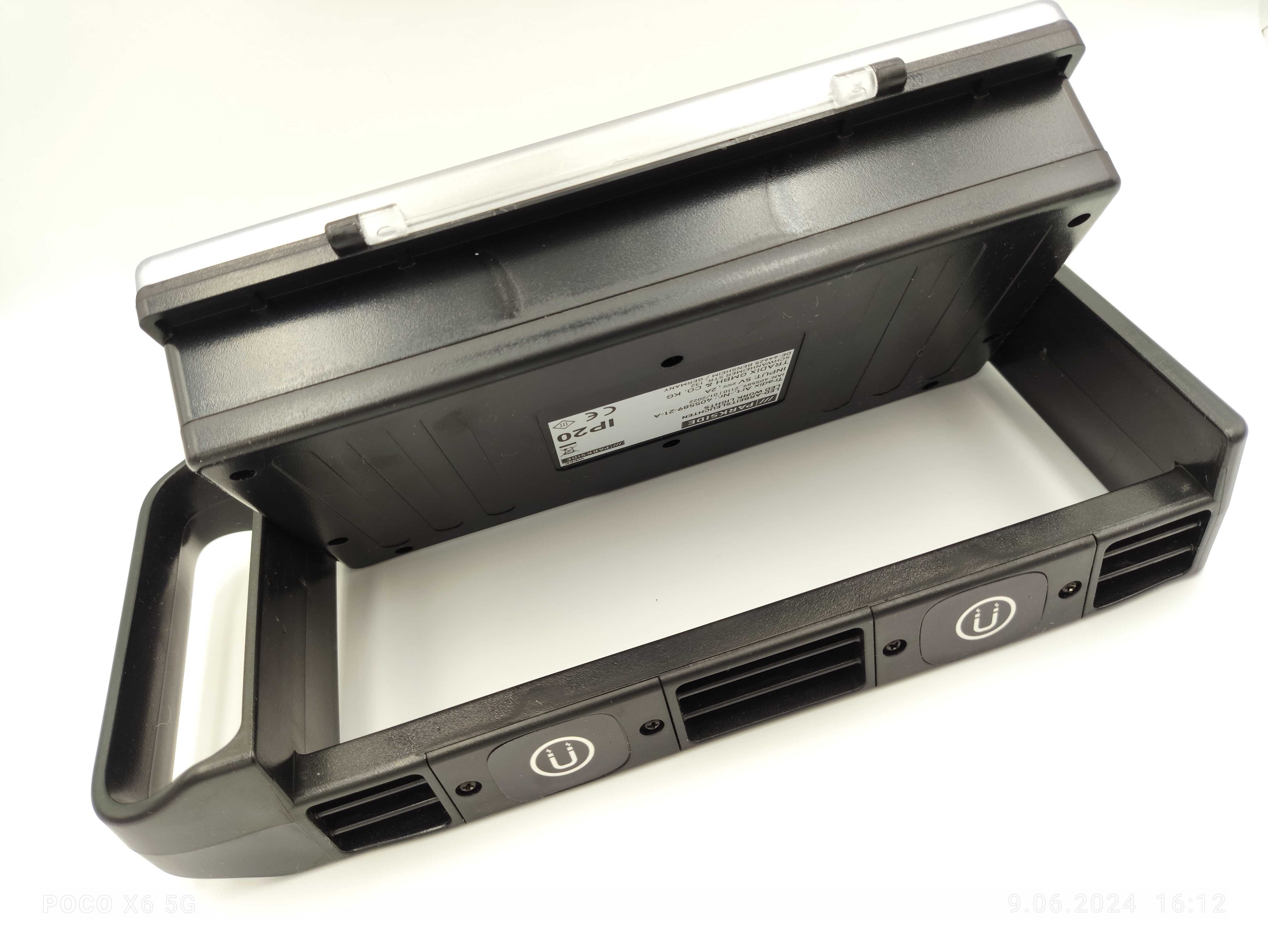 Lampy robocze LED 2 szt PARKSIDE z magnesem stacja ładująca