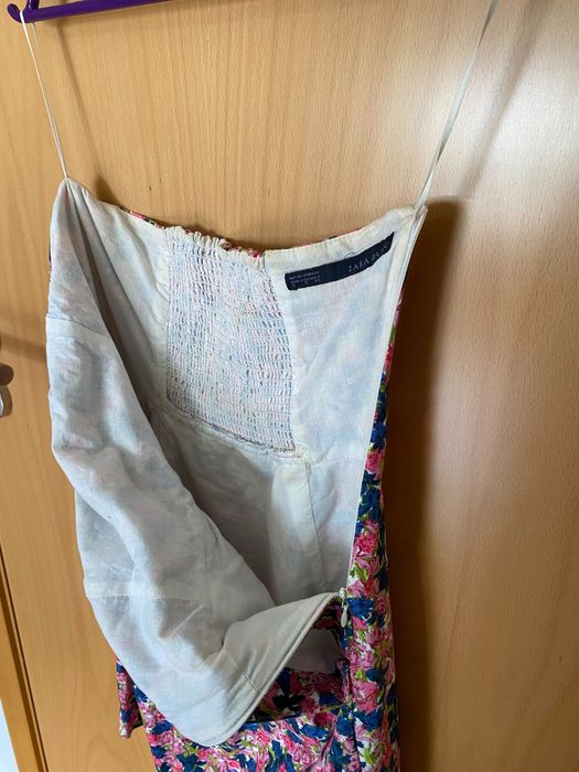 Vestido cai-cai florido