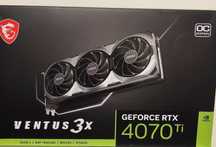 MSI GeForce GTX 4070TI OC Ventus 3x