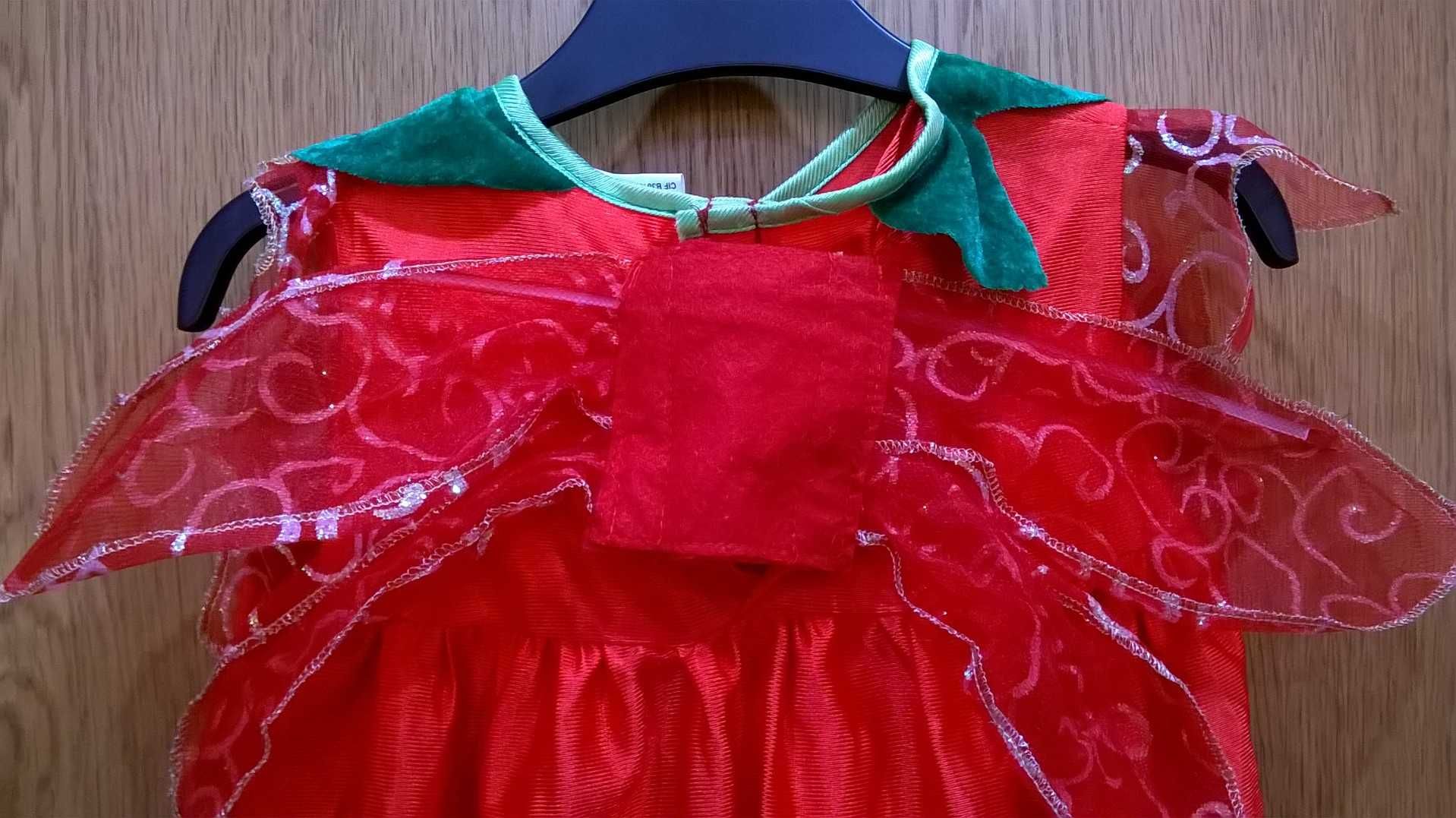 Fantasia Carnaval moranguinho 2 - 3 anos