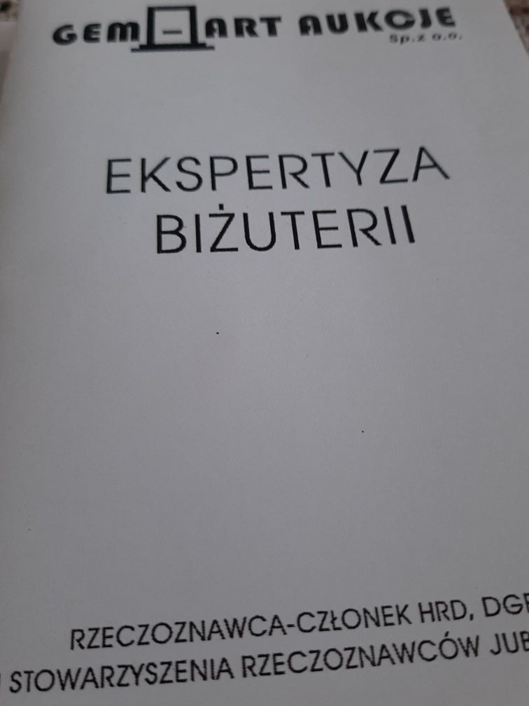 Złoty pierścionek z szafirem 5,6 ct i brylantami 1,2 ct Zamiana.