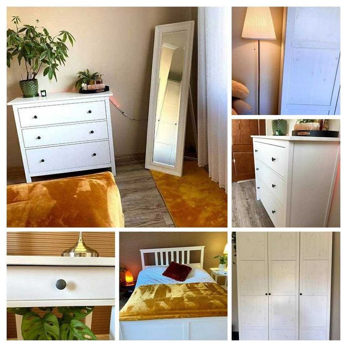 kompletny pokój zestaw mebli używanych Ikea ,szafa ,łóżko ,komoda itd