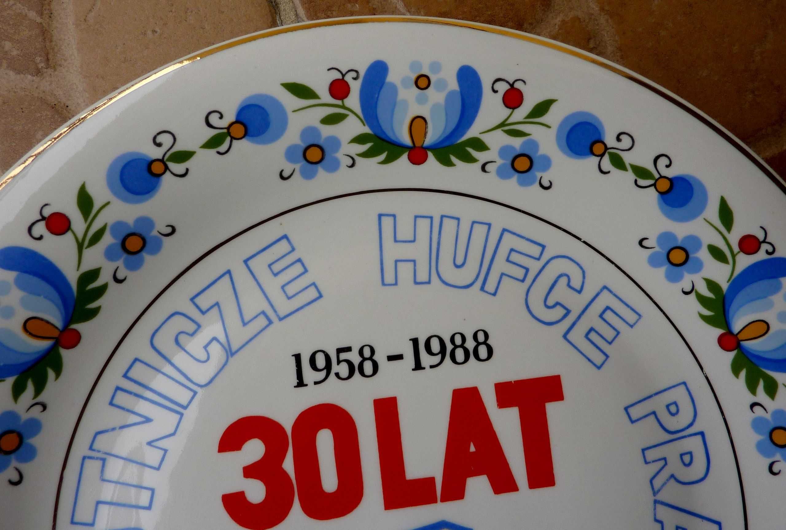 talerz pamiątkowy - Ochotnicze Hufce Pracy 1958 - 1988 - Gdańsk - PRL