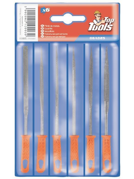 Pilniki Iglaki Komplet 6-Sztukowy 140Mm Top Tools