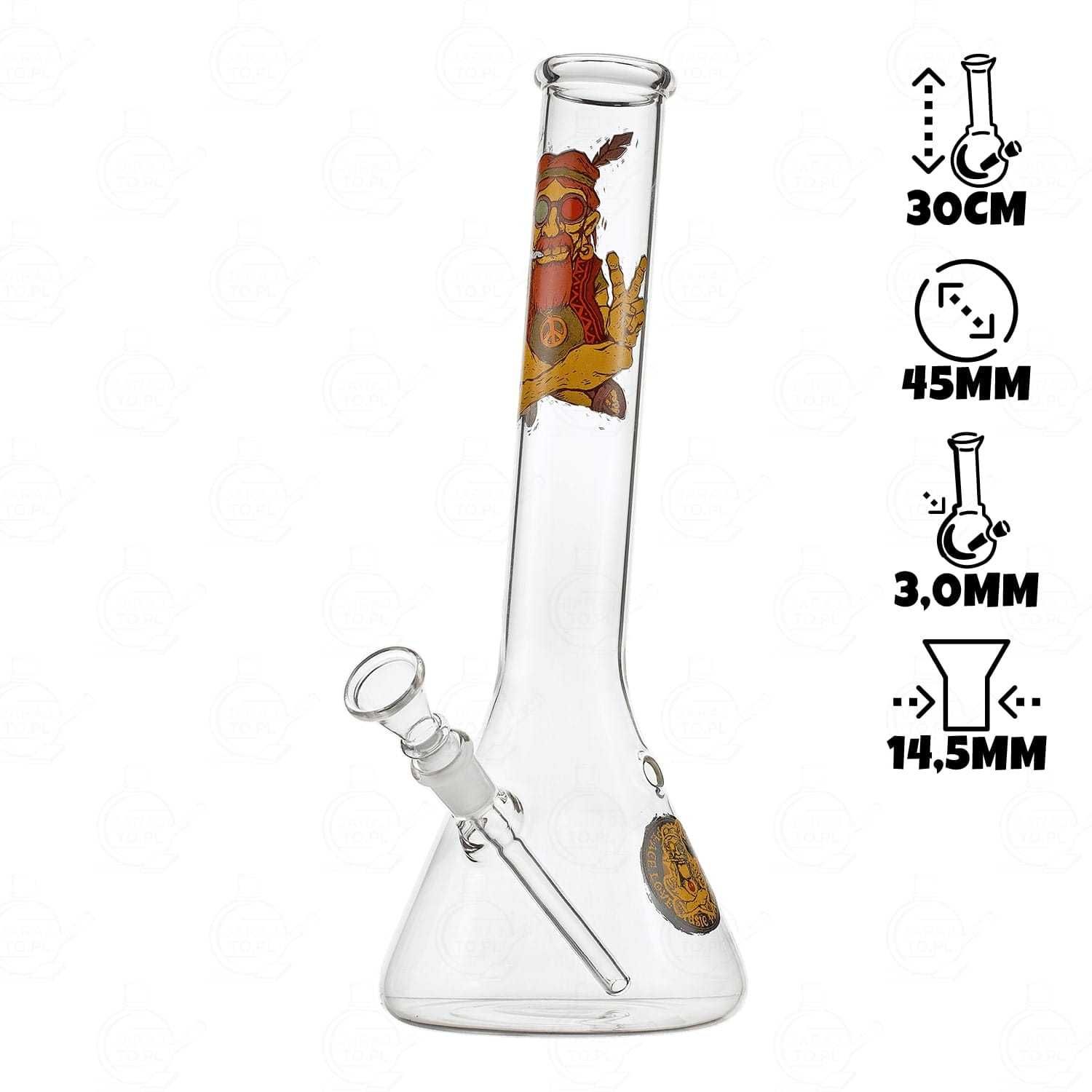 Mary Jane | Fajka wodna, Bongo Szklane | SmoKing Hipis Pener | 30 cm
