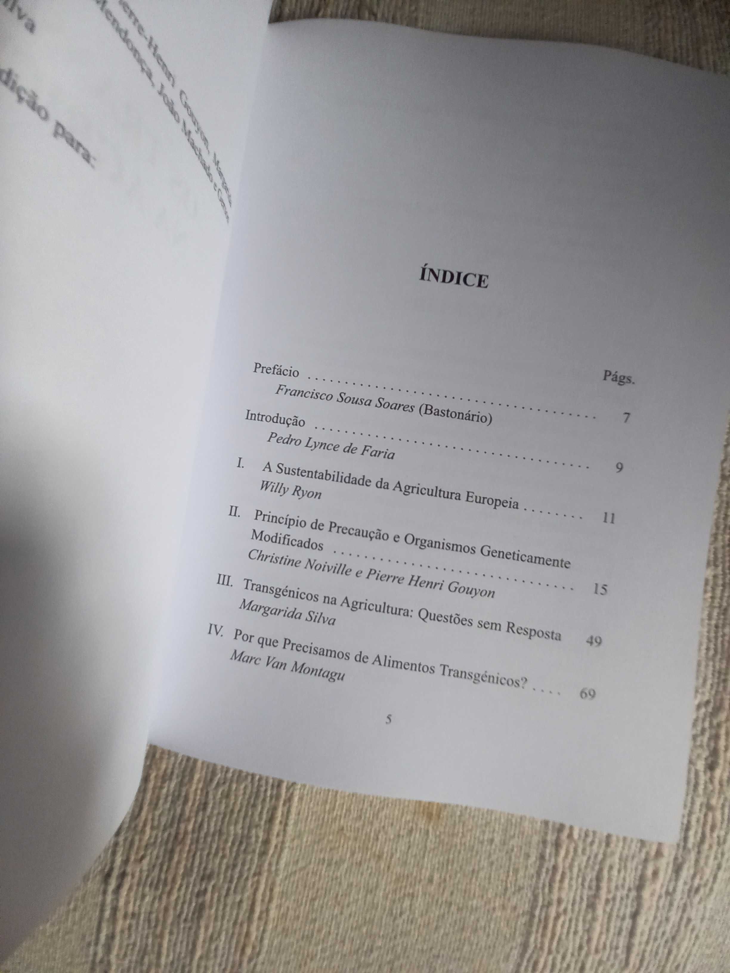 livros Os transgênicos na agricultura vários autores