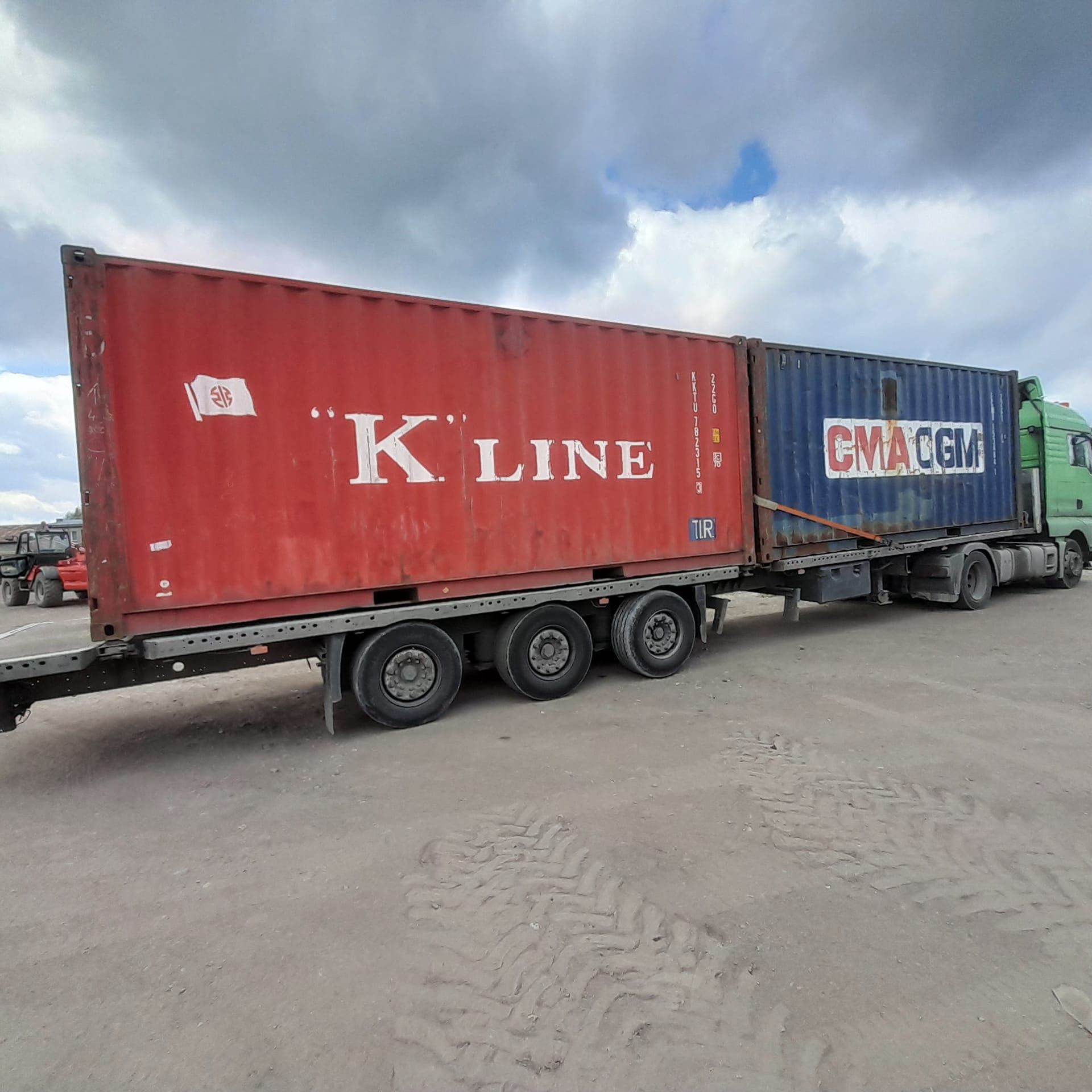 Kontener magazynowy 20DV/DC (6 m) używany - Transport Cała Polska