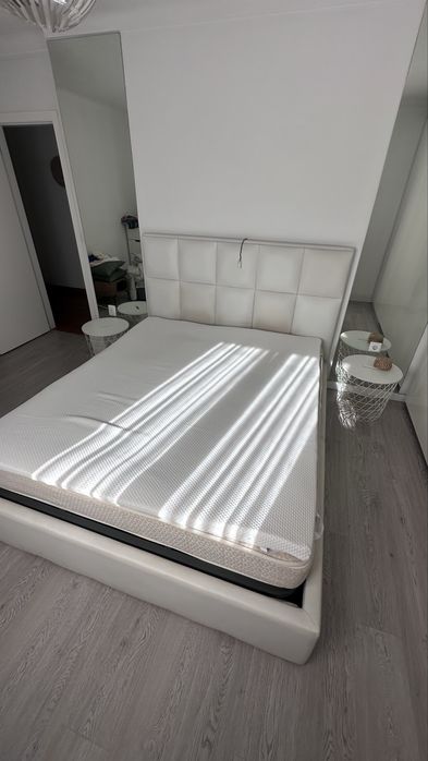 Cama casa 160cm 195cm com colchão
