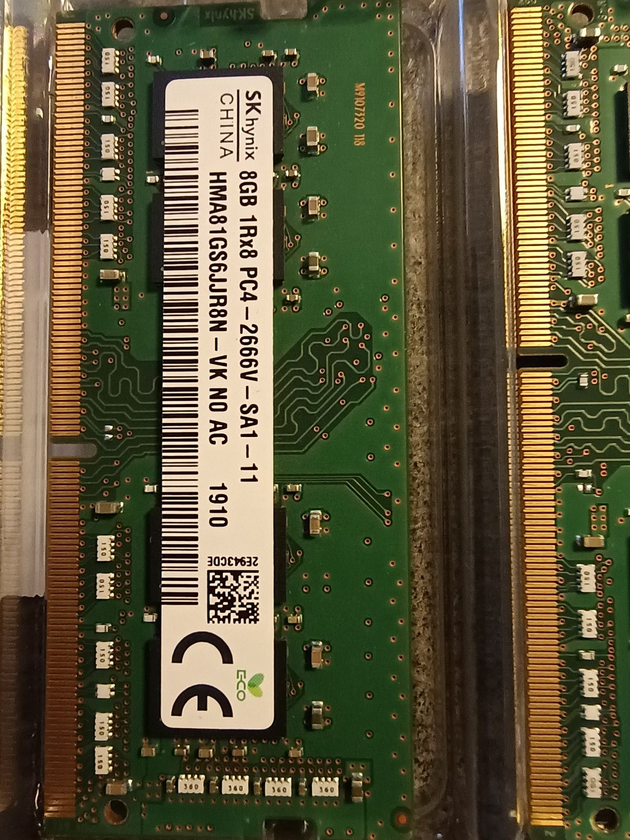 Pamięć RAM do notebooka. Hynix. 8GB x 2.