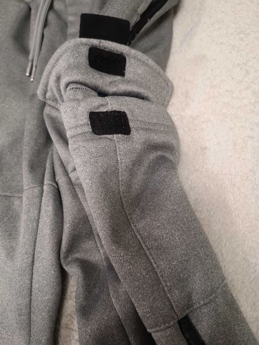 Szare spodnie dresowe sportowe dresy joggery bojówki Beck&Hersey 36