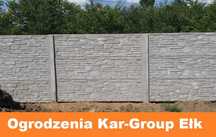 Ogrodzenie z płyt betonowych / Kar-Group Ełk