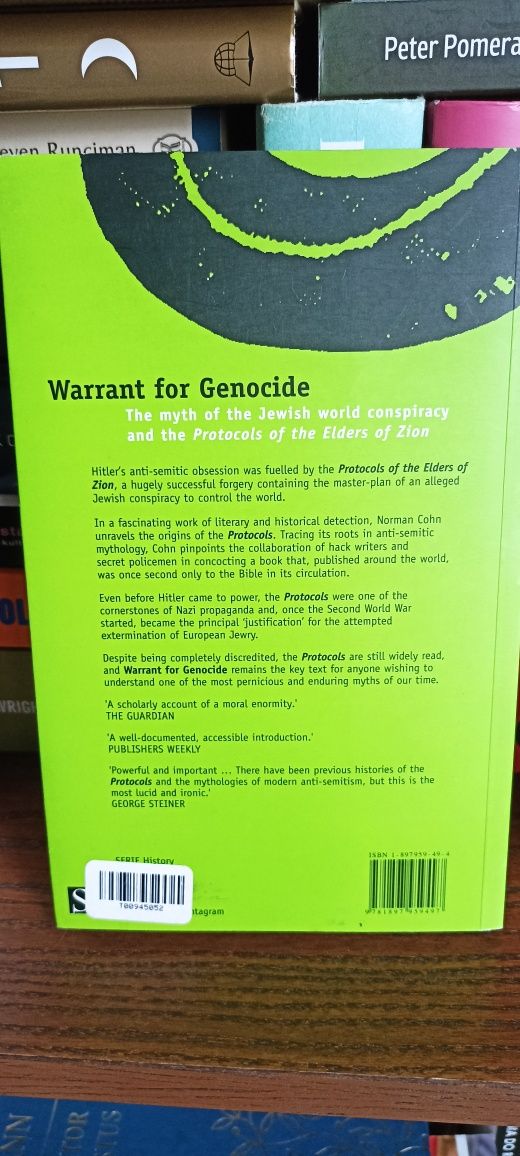 Norman Cohn - warrant for genocide UNIKAT