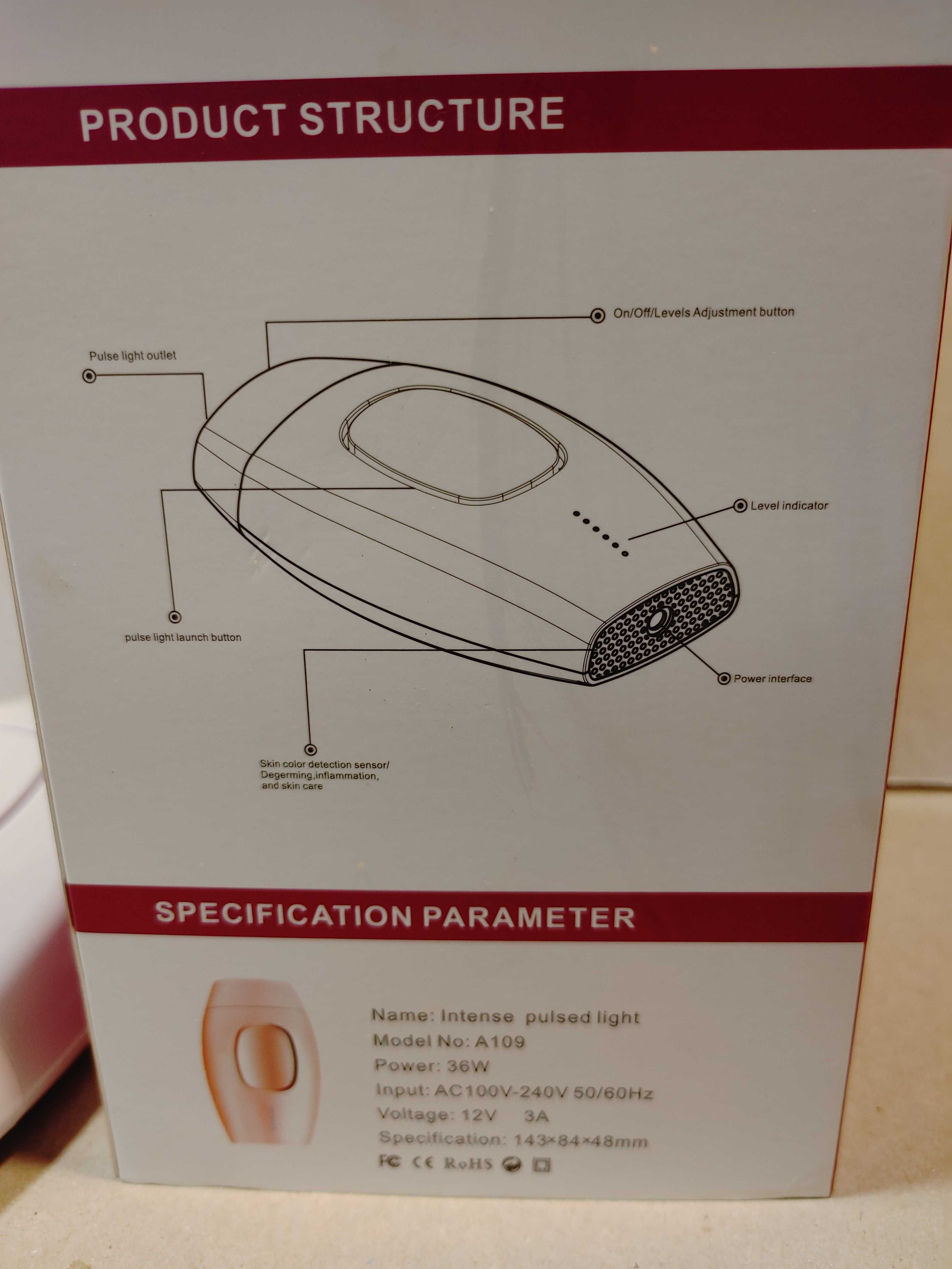 Depilator laserowy A109