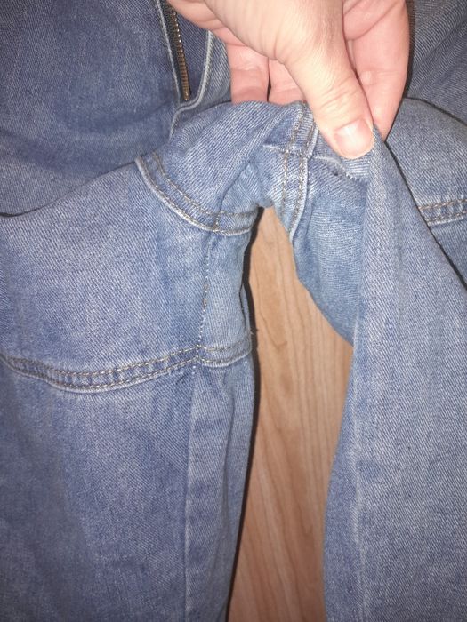 Jeansy bojowki pas 120 cm unisex