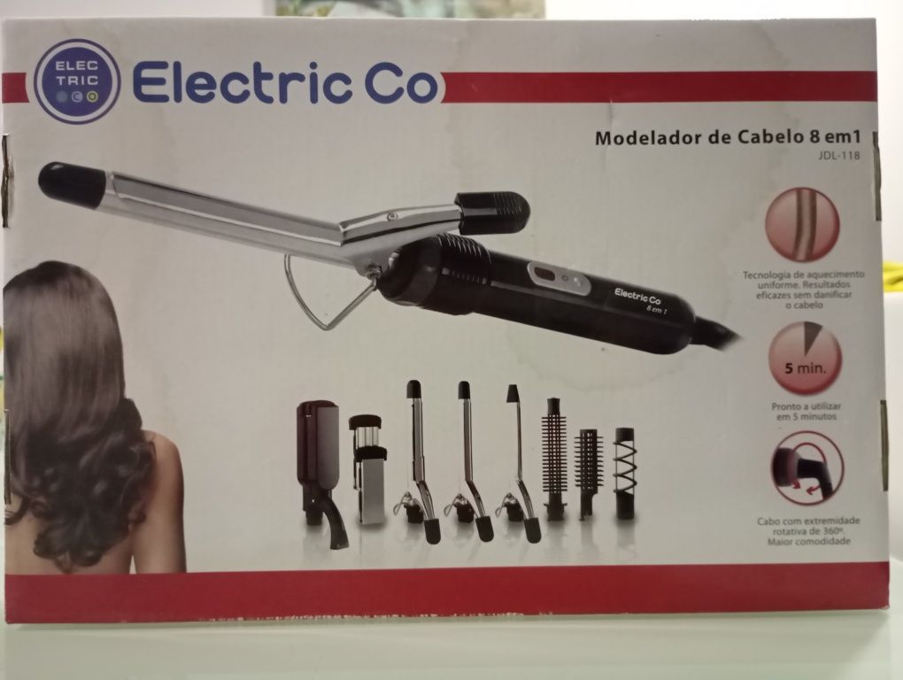 Modelador de cabelo 8 em 1