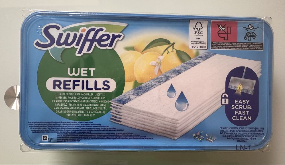 Swiffer швабра для миття підлоги.Swiffer вологі та сухі серветки