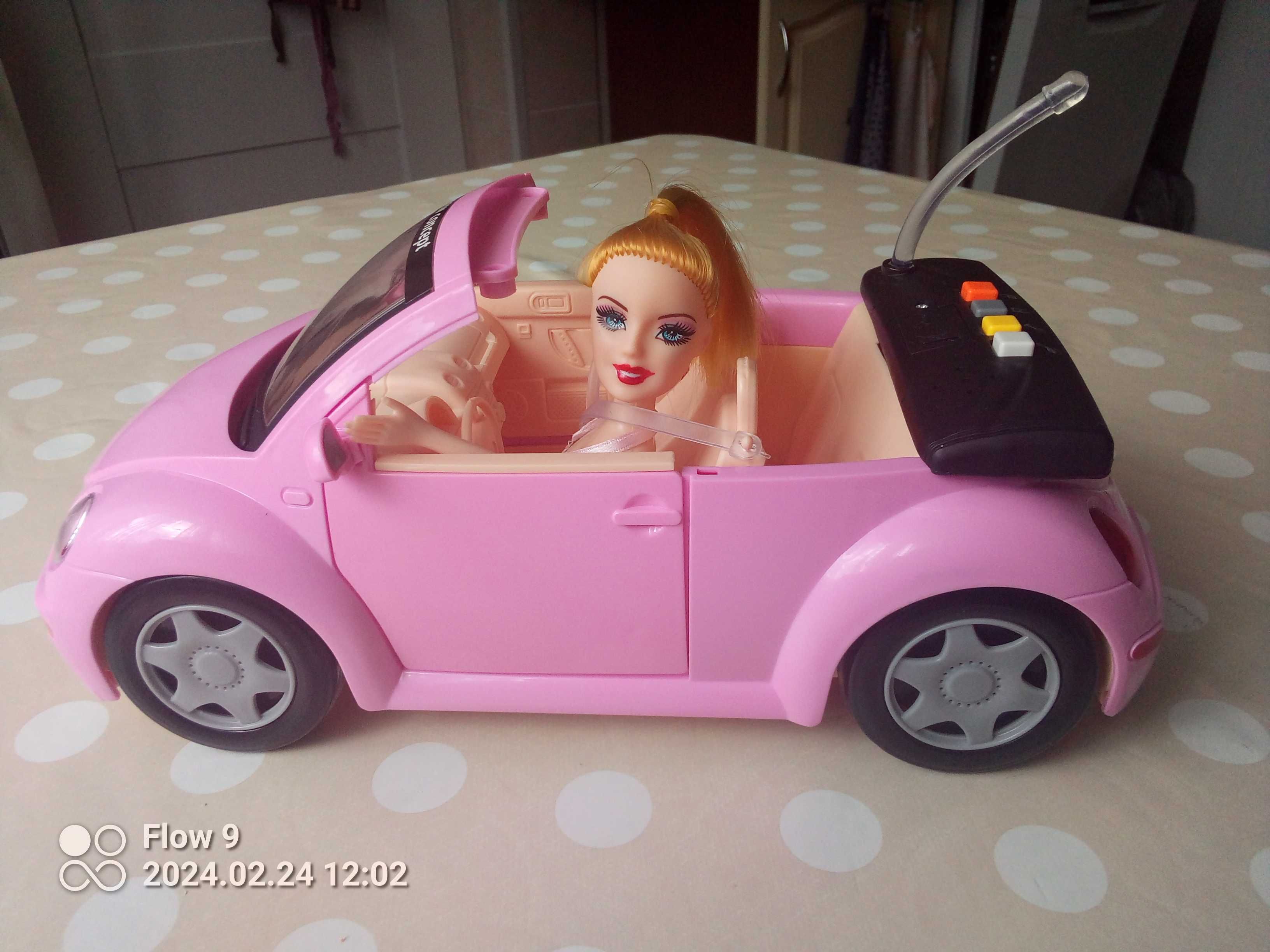 Samochód  Garbusek  Auto dla lalki dźwięk kabriolet