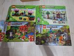4 x karton minecraft lego
