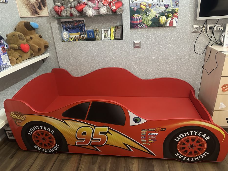 Детская кровать Молния Маквин