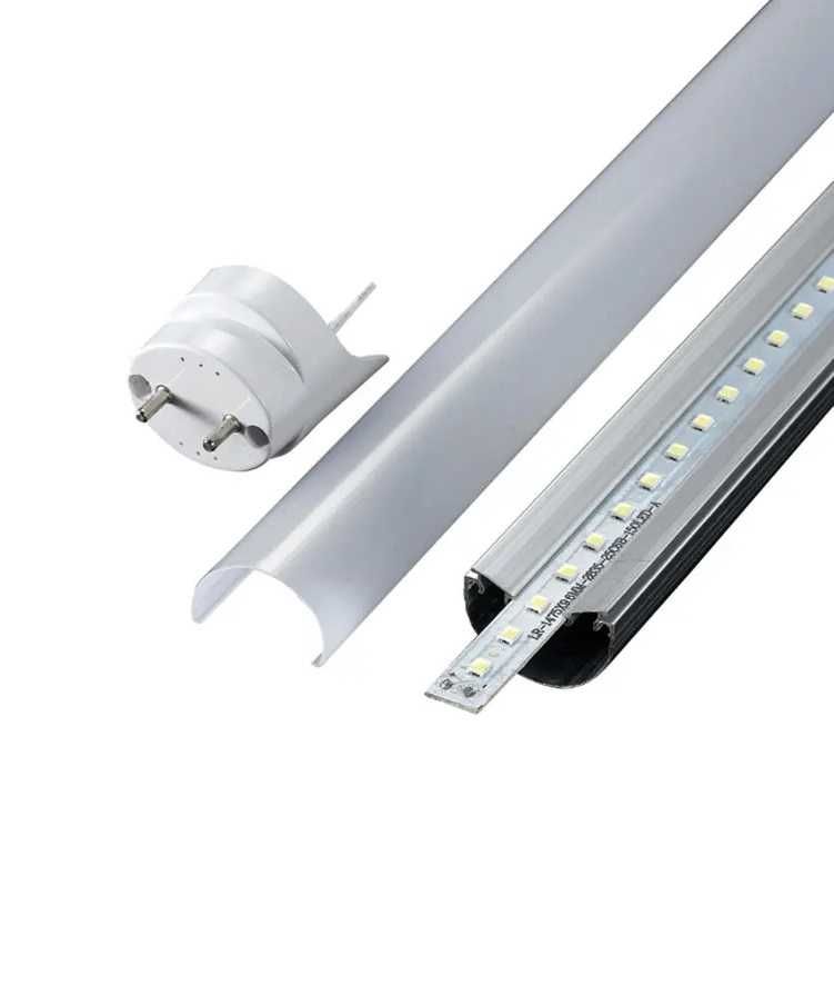 Tuby Świetlówki LED T8 24W 1.2m G13 dwustronne zasilane zimne radiator