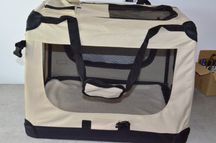 Transporter dla psa beżowy 70x52x50cm Lionto