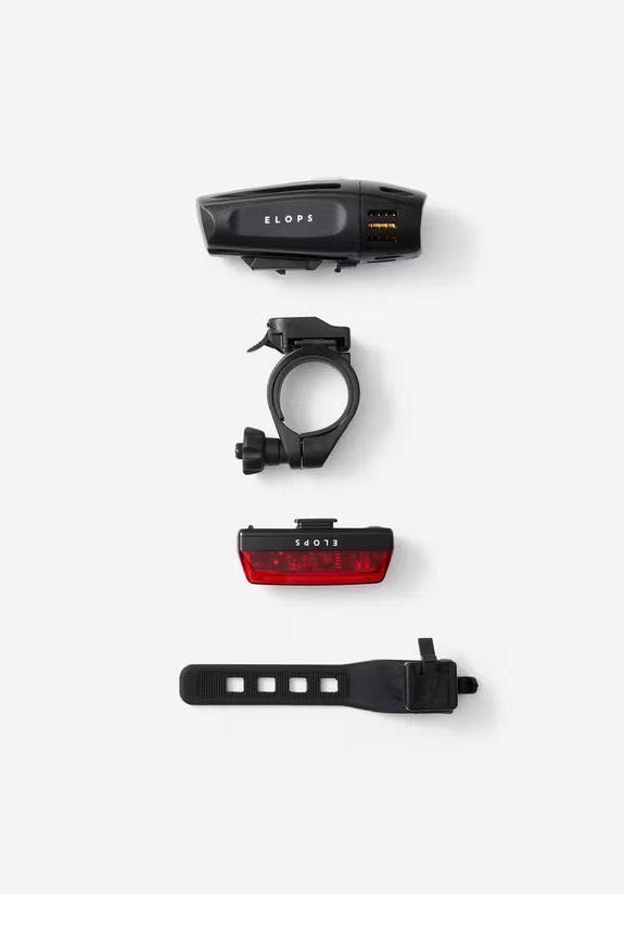 LUZ LED USB de bicicleta frente e trás ST 920 conjunto