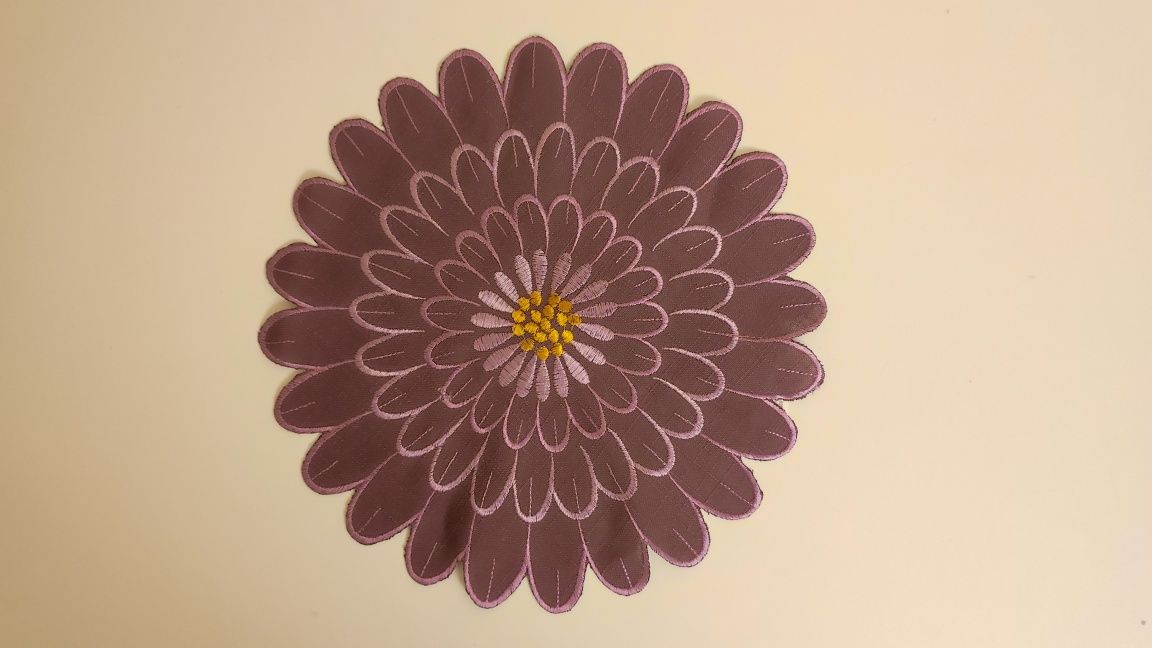 Serwetka fioletowy kwiat