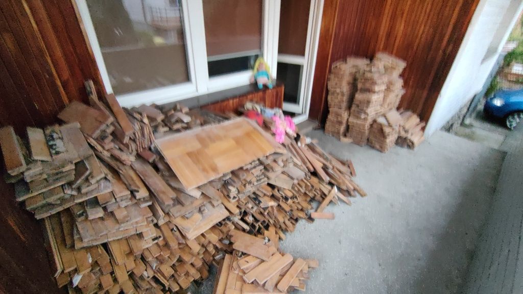 Parkiet z demontażu
