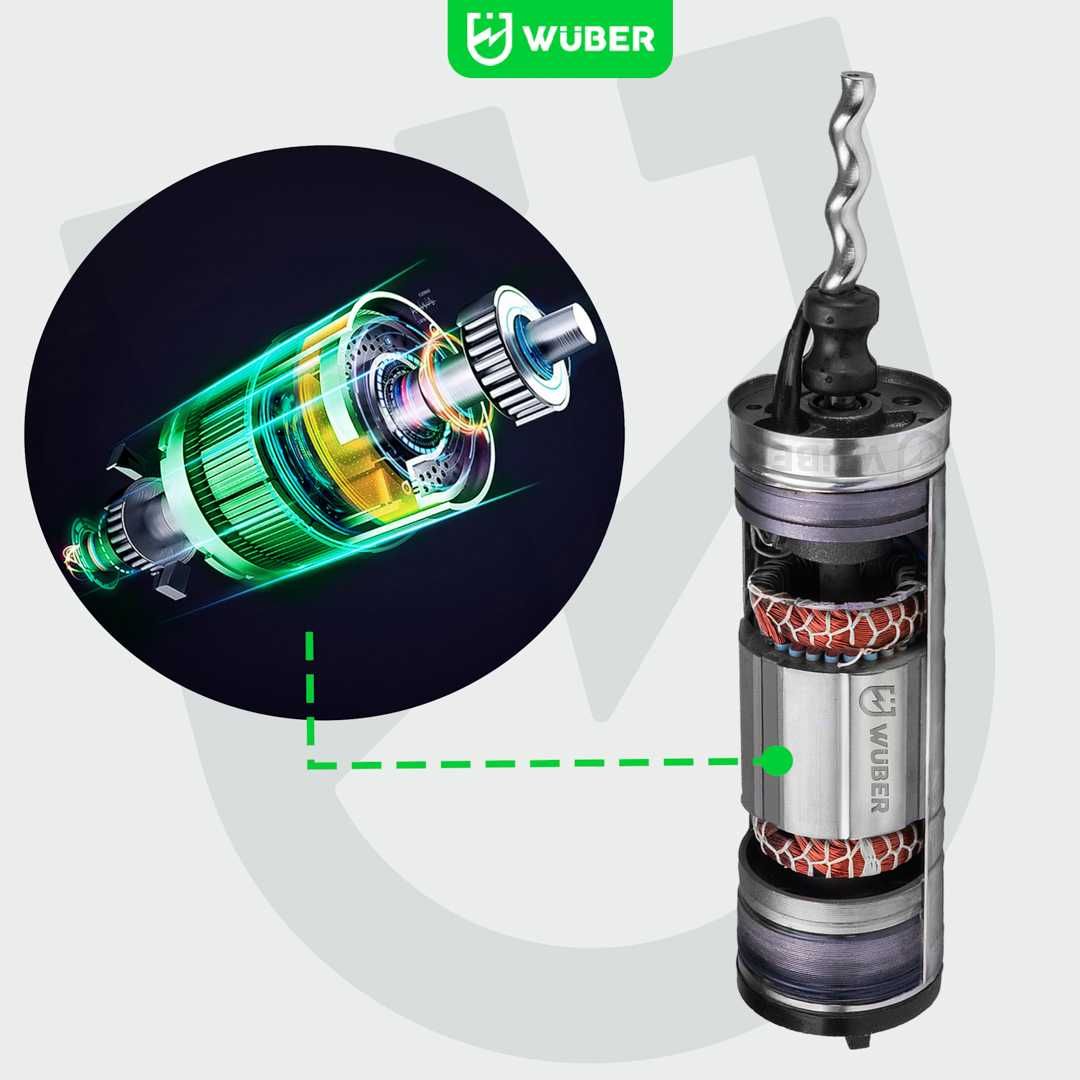 POMPA Śrubowa GŁĘBINOWA 750W DO WODY CZYSTEJ 1" do studni 1600L/h 2343