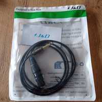 Kabel mikrofonowy XLR premium J&D