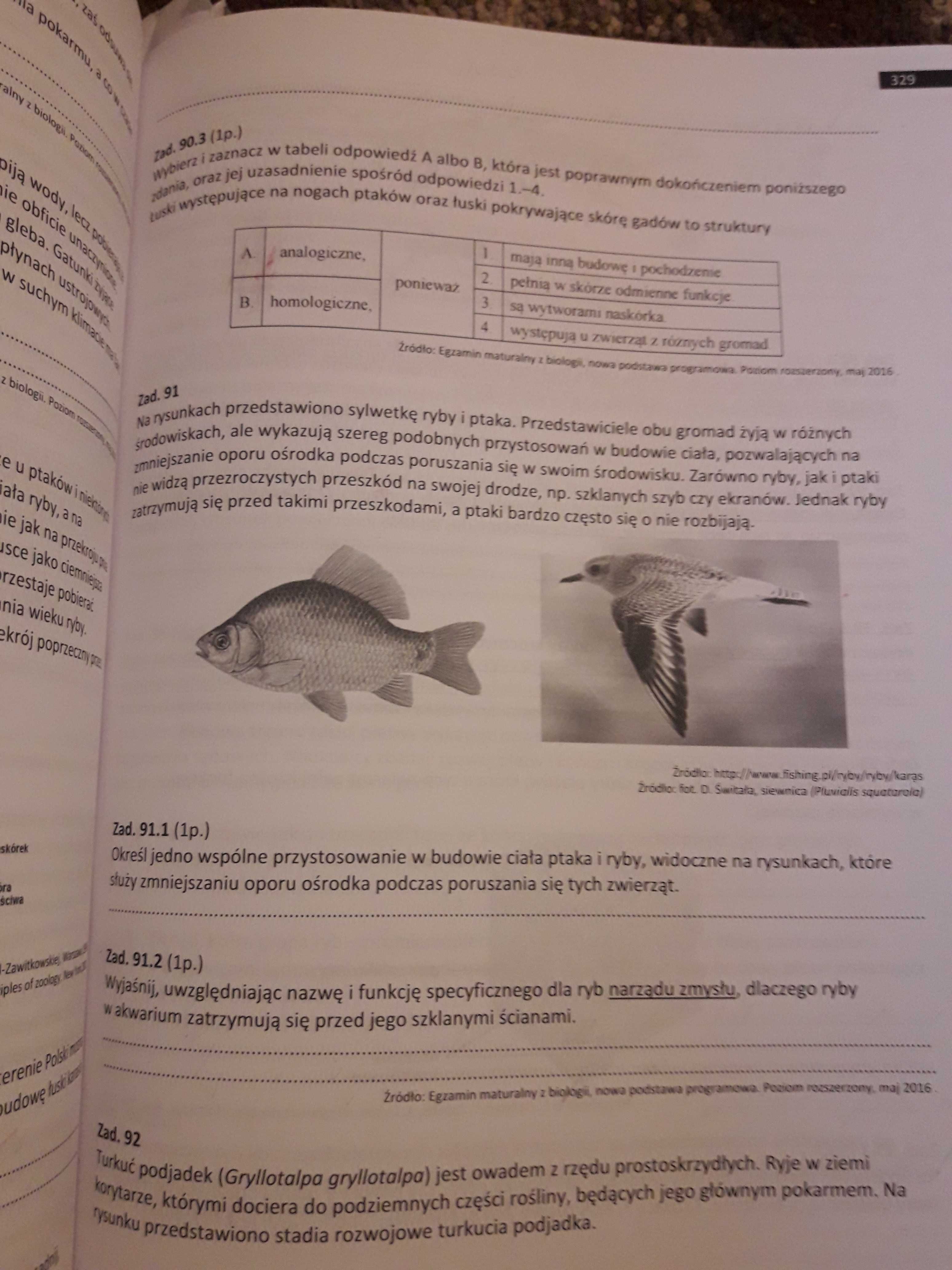 BIOLOGIA - zbiór zadań matura - z repetytorium przed każdym działem