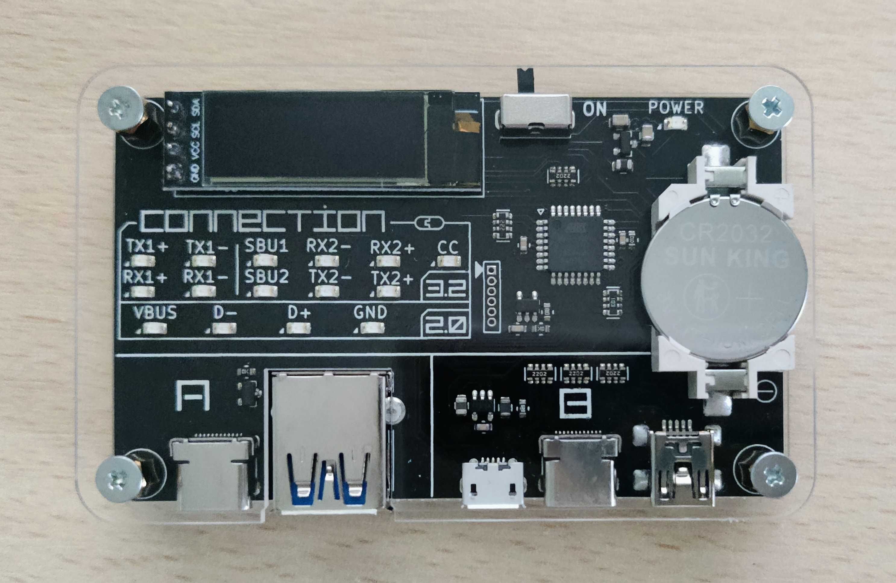 Проф. тестер кабелів BitTradeOne ADUSBCIM USB CABLE CHECKER 2 Японія